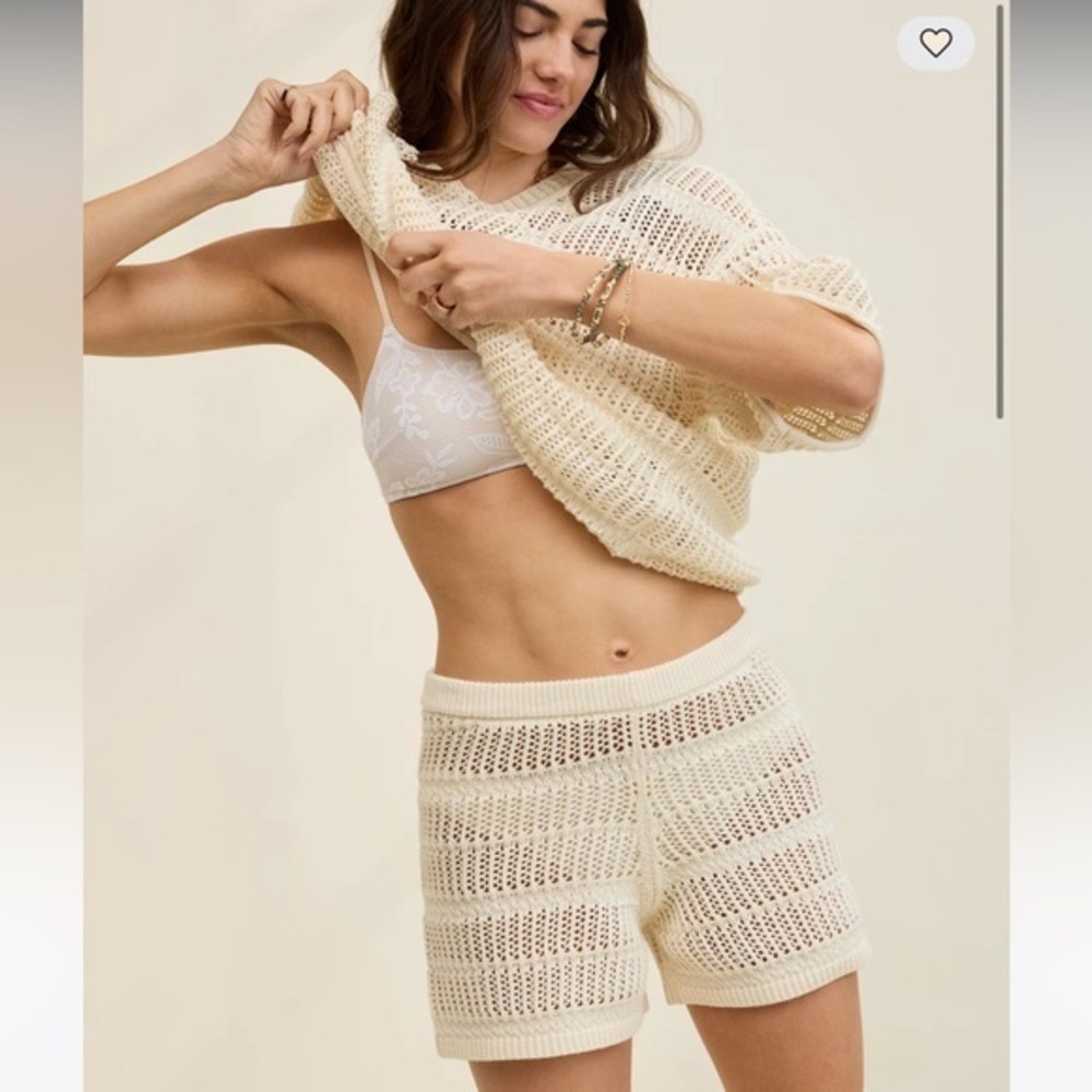 NWT Aerie Crochet Short